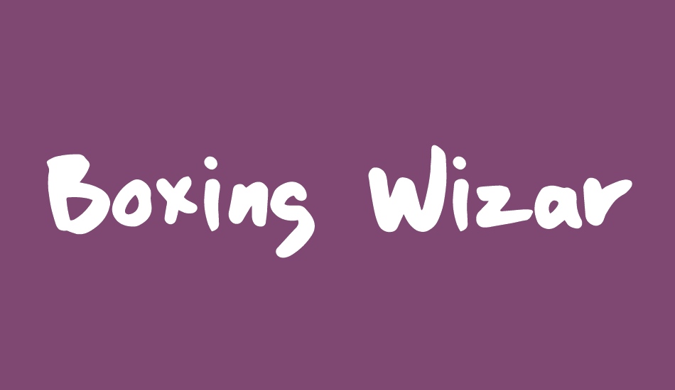 Boxing Wizards font big