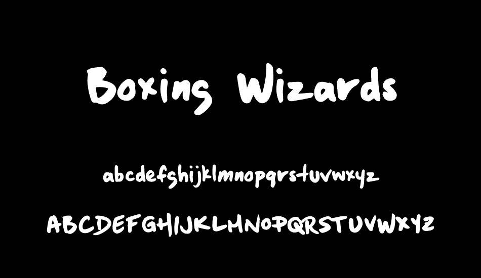 Boxing Wizards font