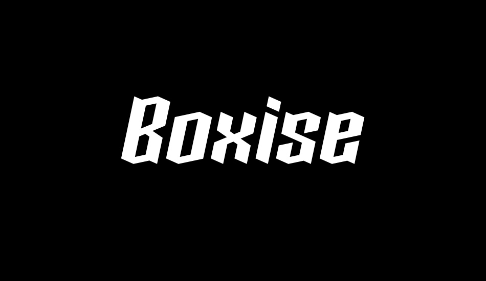 Boxise font big