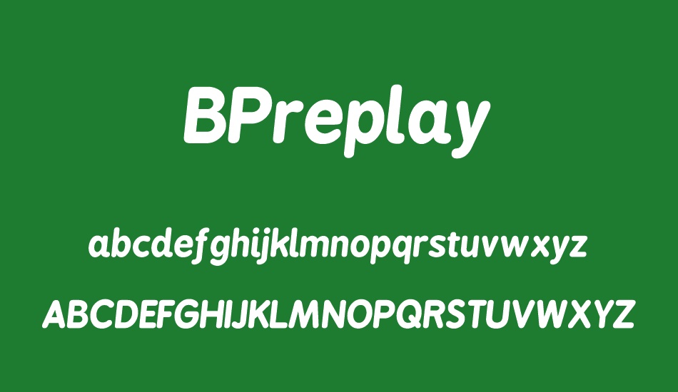 BPreplay font