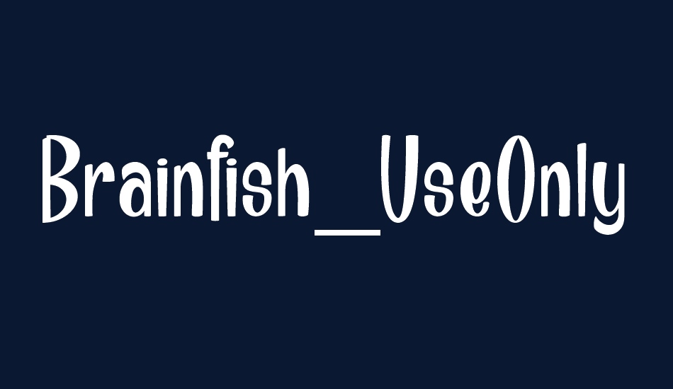 Brainfish_PersonalUseOnly font big