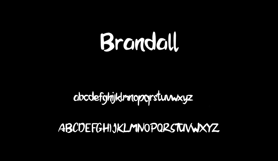 Brandall Personal Use font