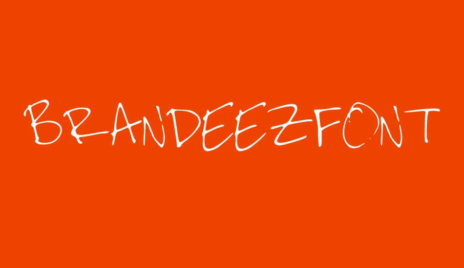 BRANDEEZFONTV2 font big