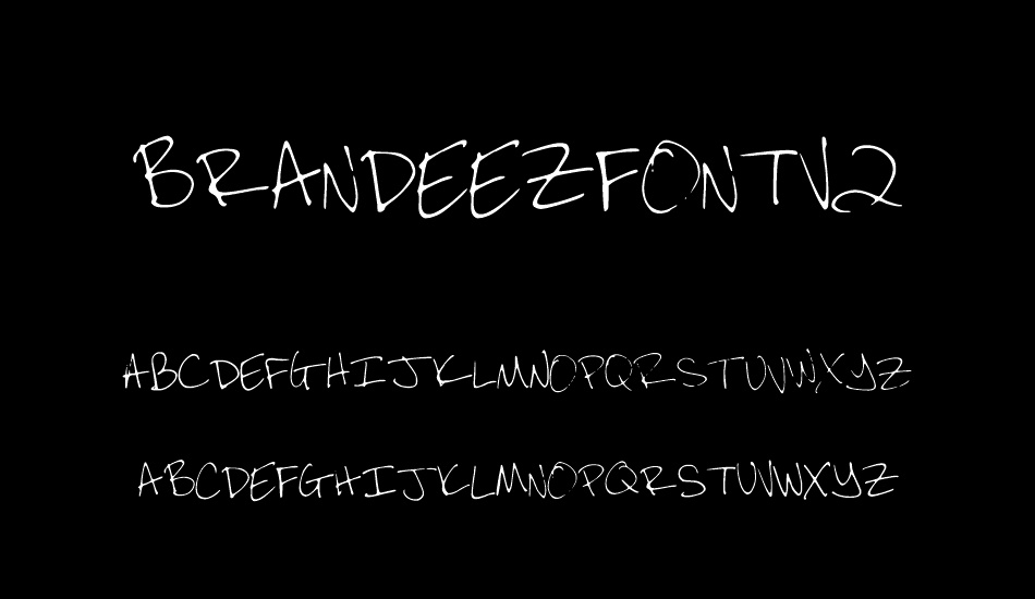 BRANDEEZFONTV2 font