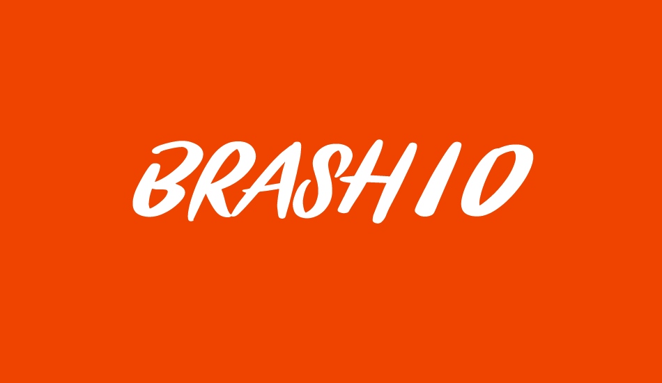 BRASHIO font big