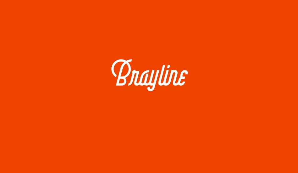 Brayline font big