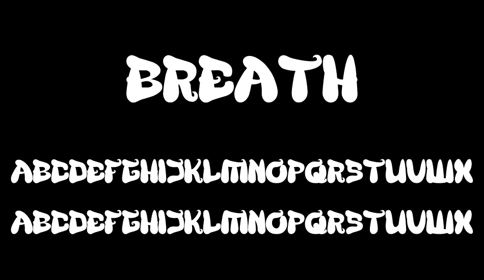 BREATH font