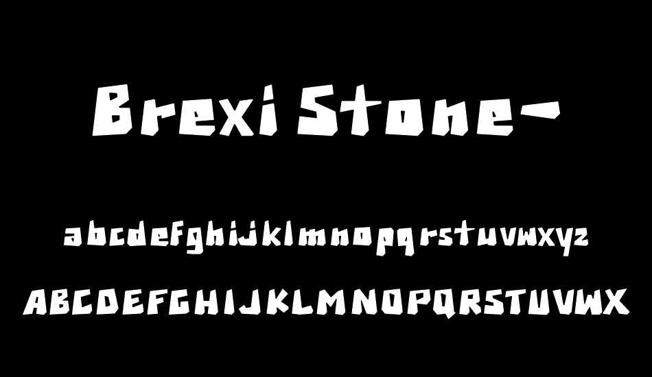 Brexi Stone-DEMO font