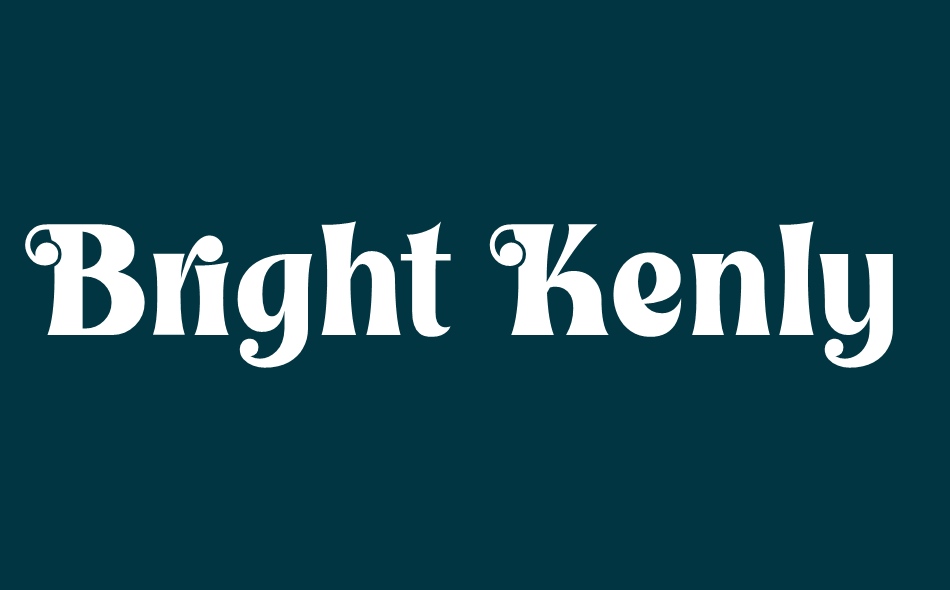 Bright Kenly font big