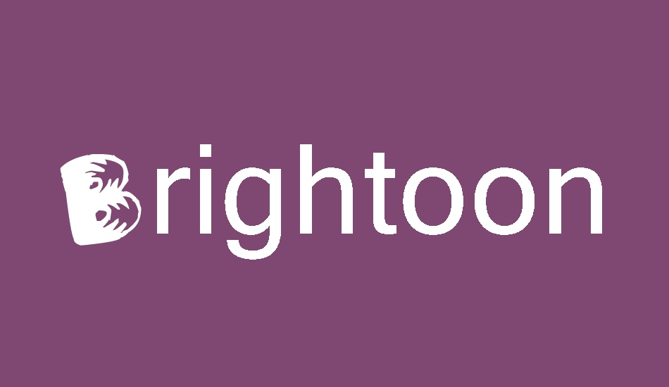 Brightoon Plain font big