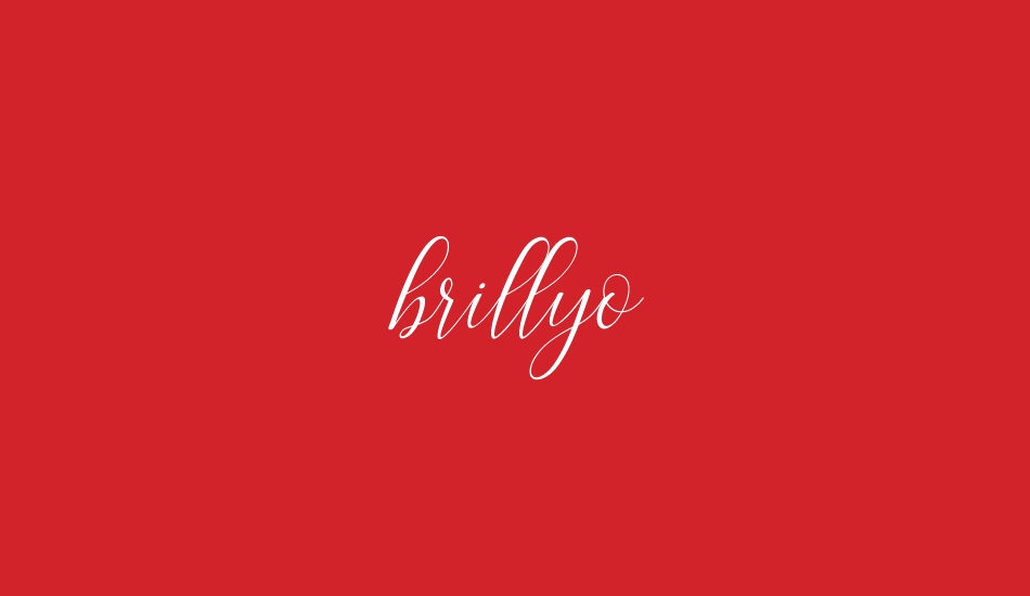 brillyo font big