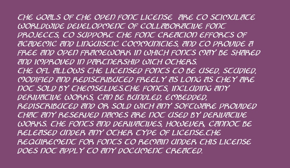 Brin Athyn Rotalic font 1