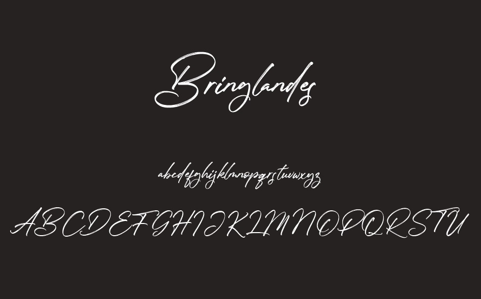 Bringlandes font