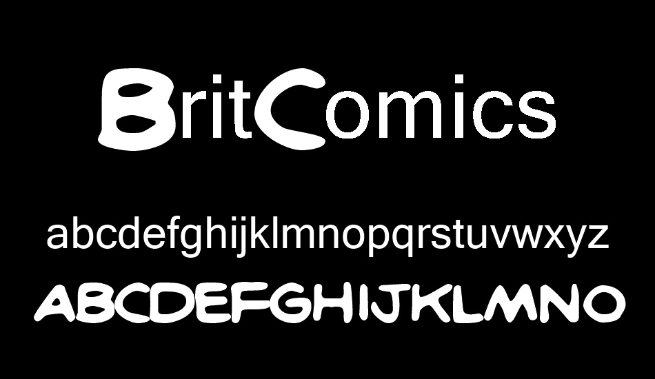 BritComics font