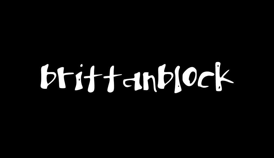 brittanblock font big