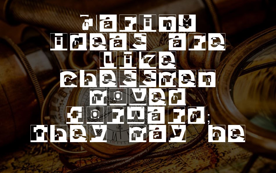 BrokenAlphabetTradition font text