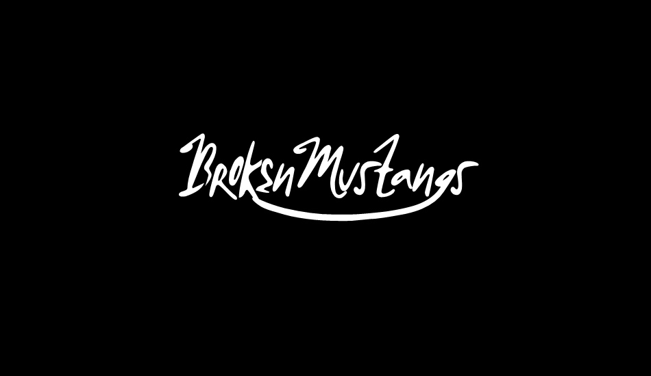 BrokenMustangs font big