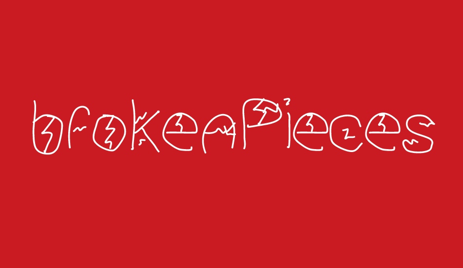 brokenPieces font big