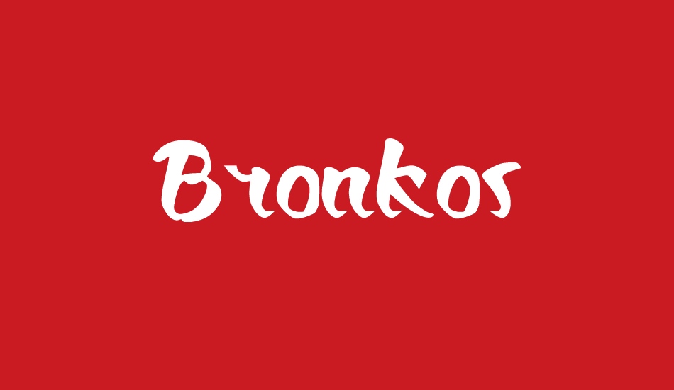 Bronkos font big