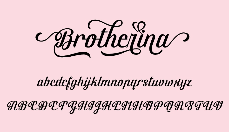 brotherina font