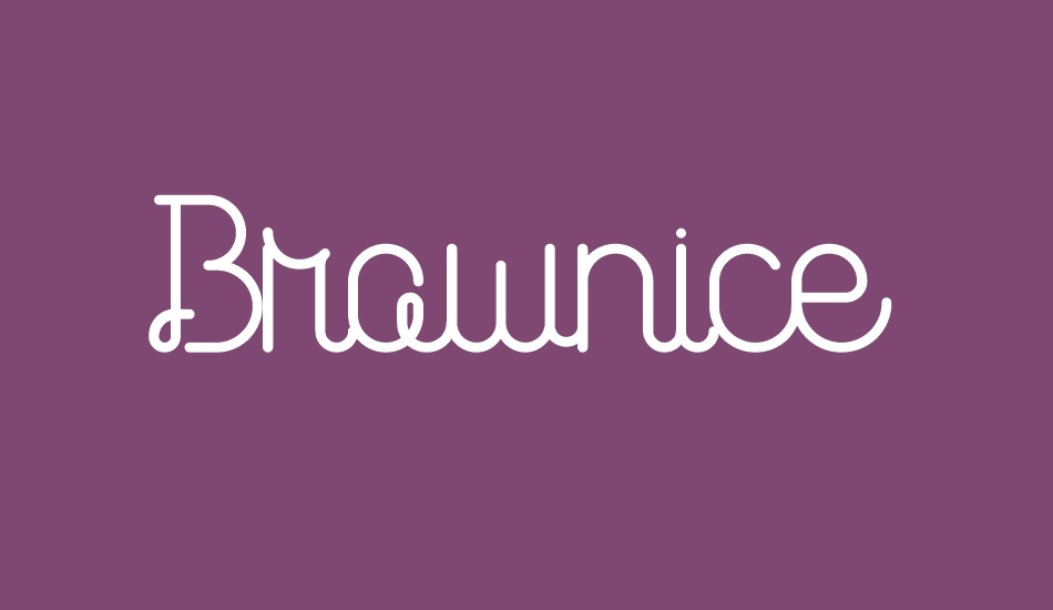 Brownice font big