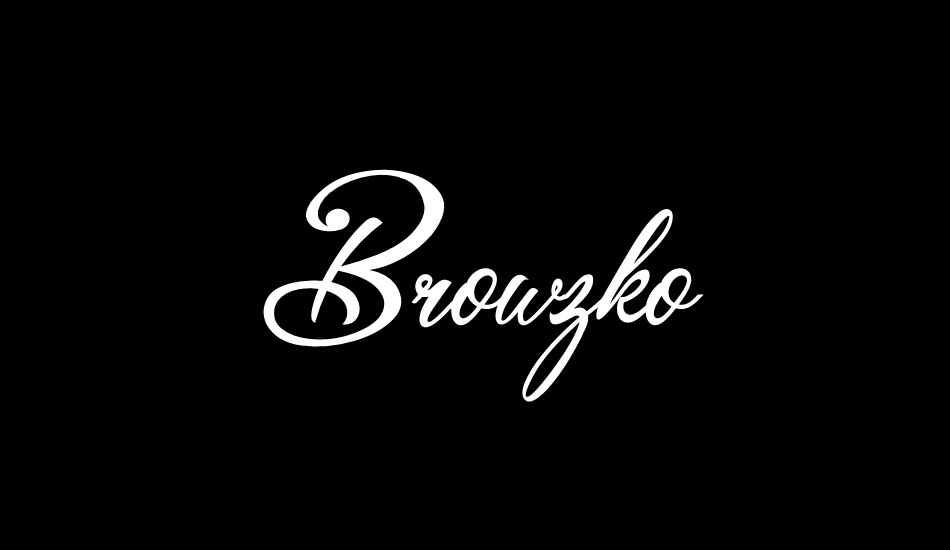 Browzko font big