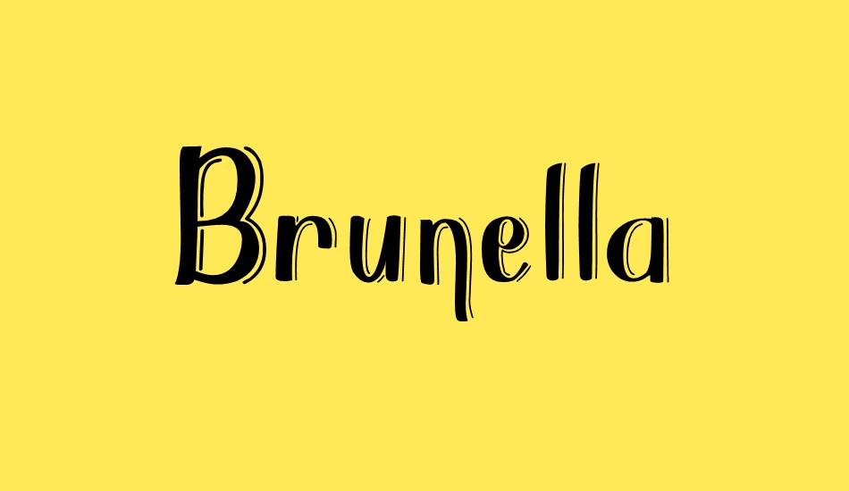 brunella font big