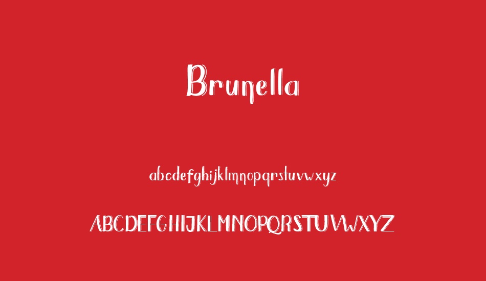 brunella font