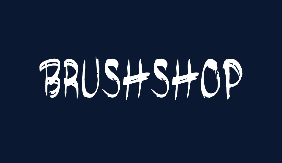 brushshop regular font big