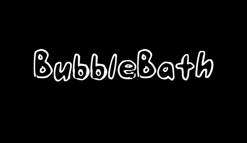 BubbleBath font big