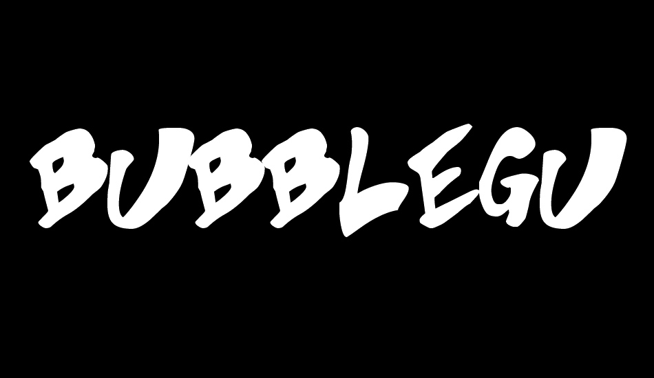 Bubblegum Superstar font big