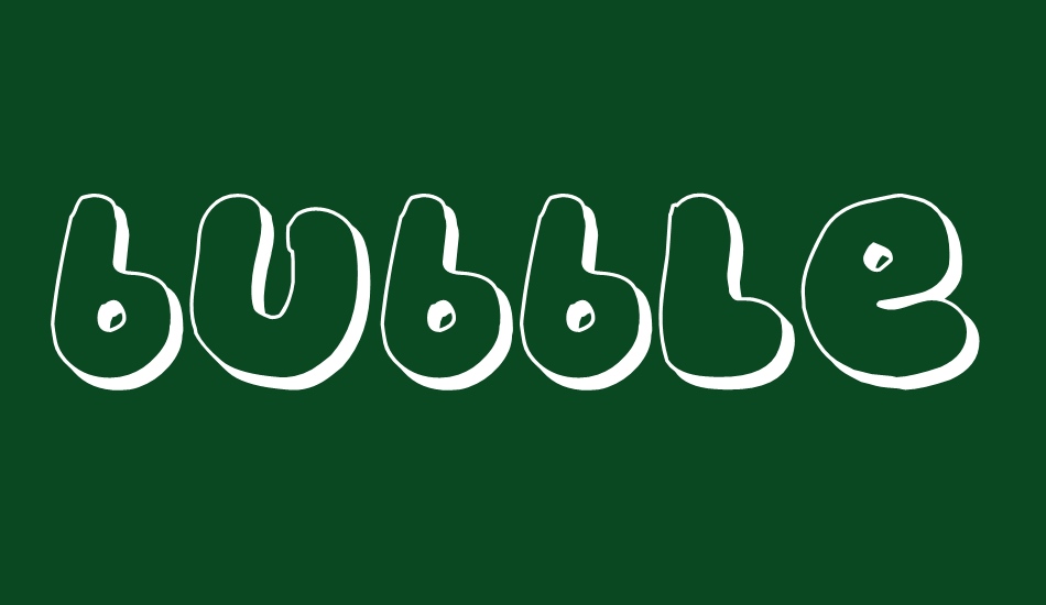 Bubblegums free font