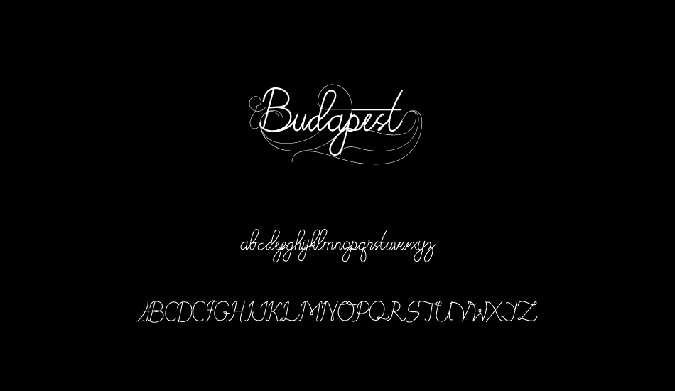 Budapest font