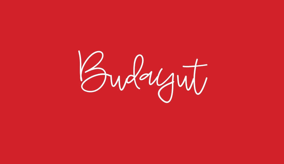 Budayut font big