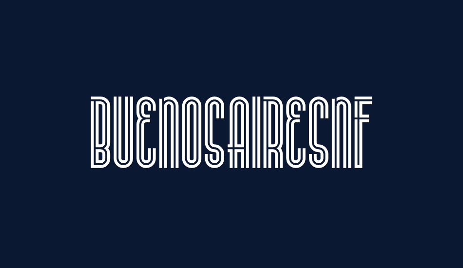 BuenosAiresNF font big