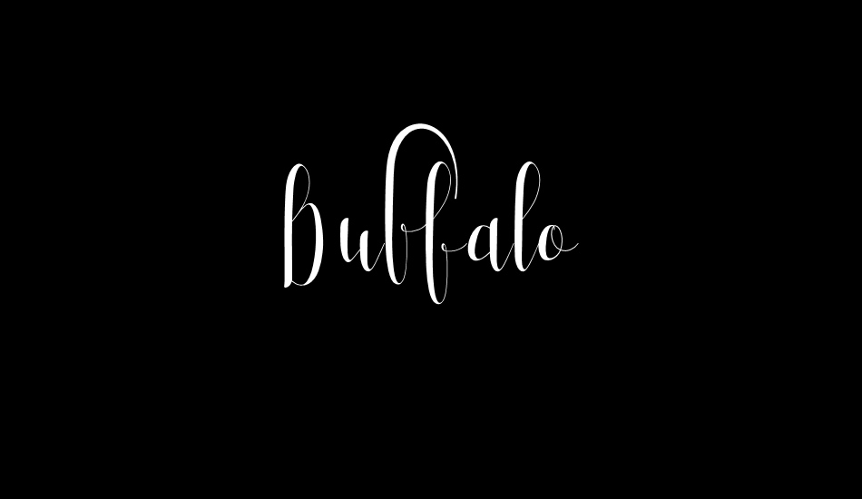 Buffalo font big