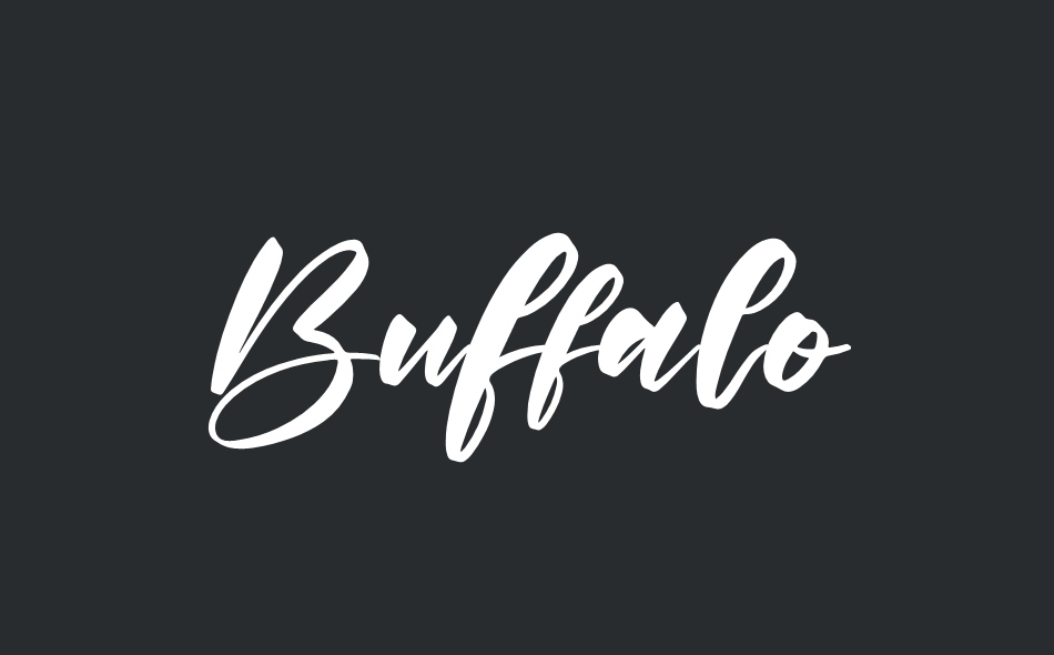 Buffalo font big