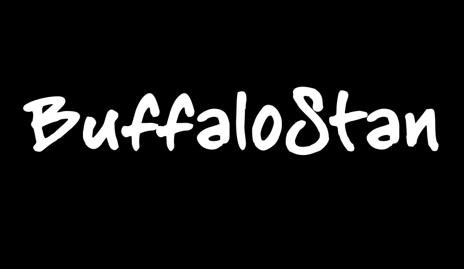 BuffaloStance font big