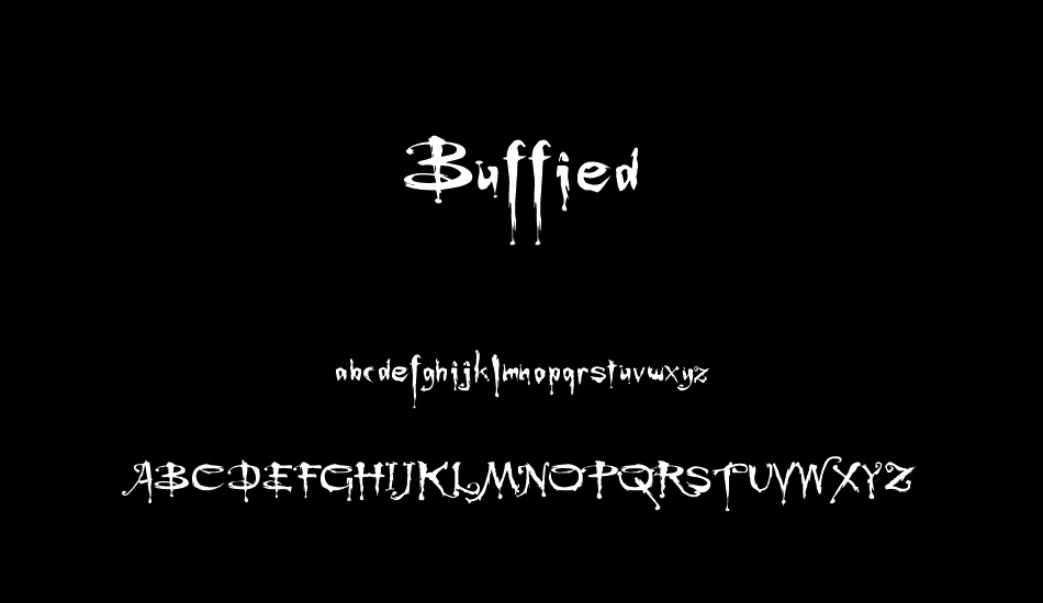 Buffied font