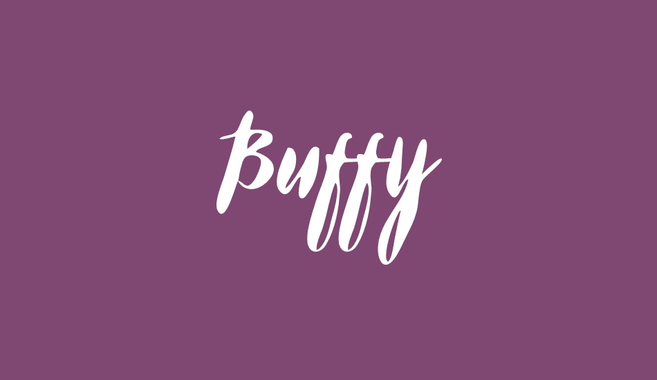 Buffy font big