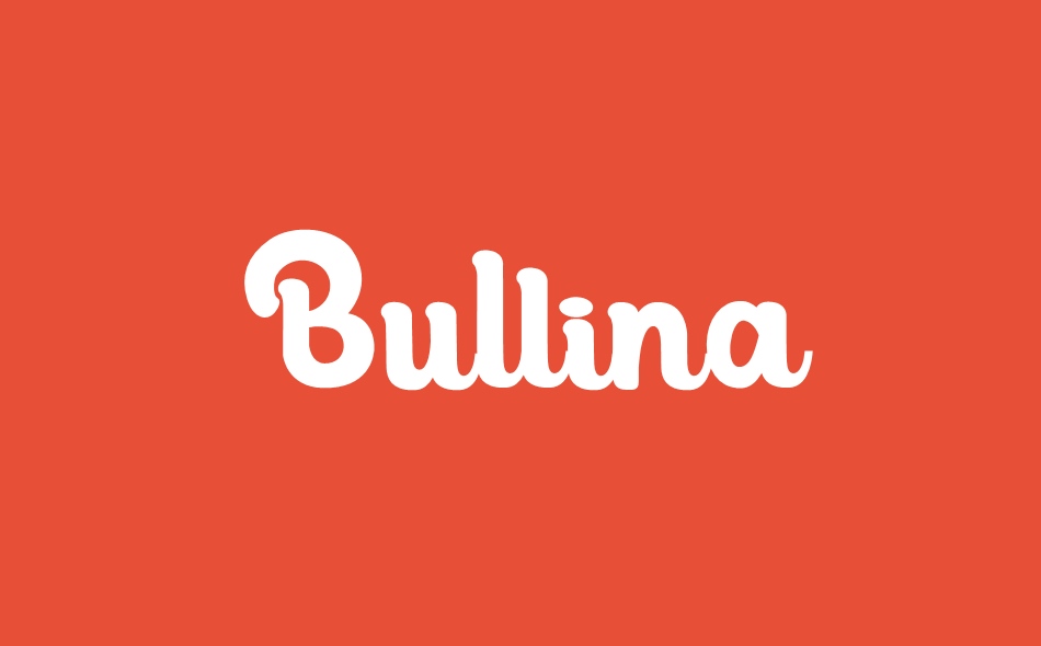 Bullina font big