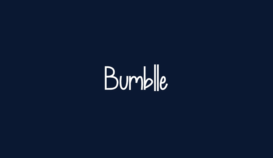 Bumblle font big