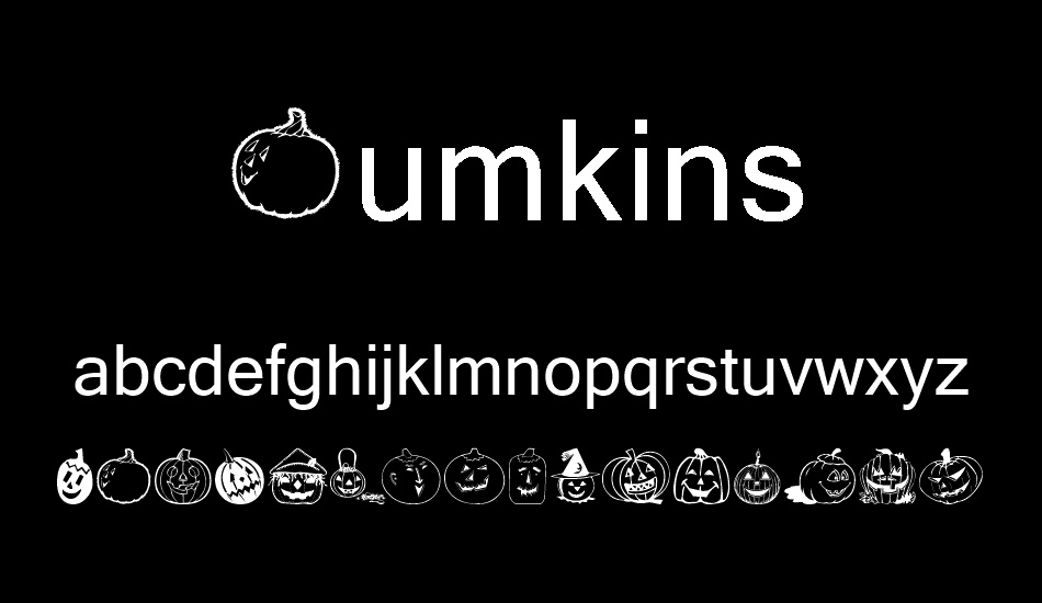 Bumkins font