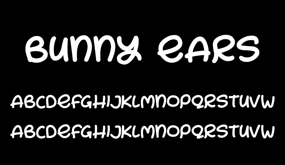 Bunny Ears font