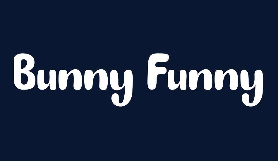 Bunny Funny font big