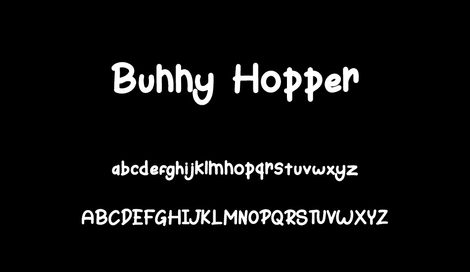 Bunny Hopper font