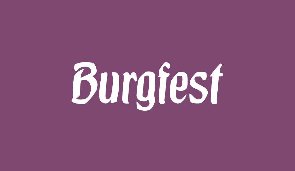 Burgfest font big