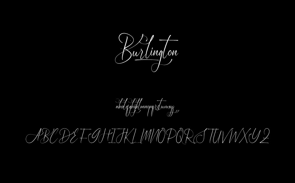 Burlington font