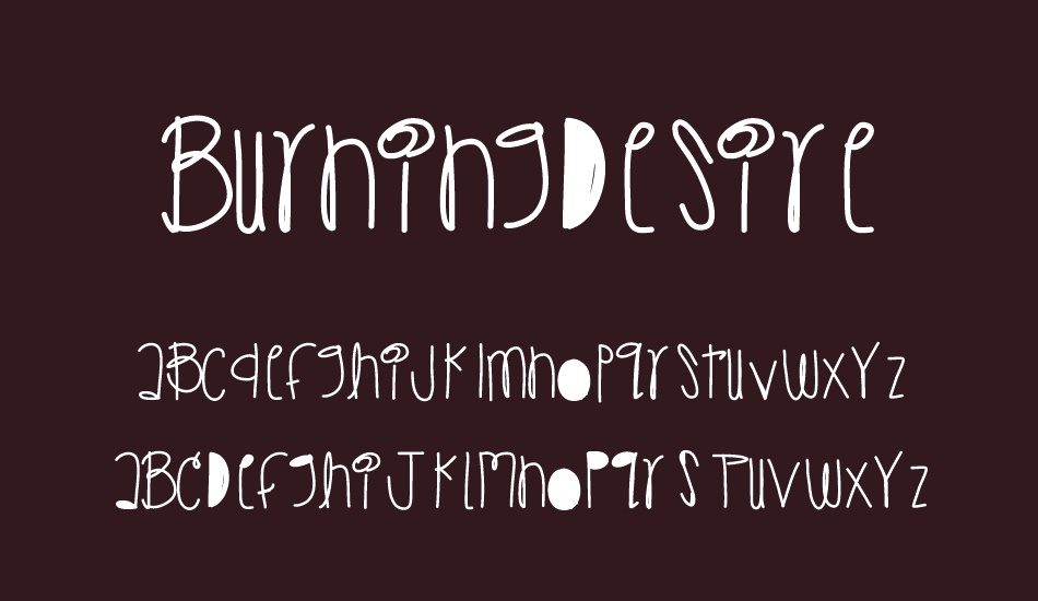 BurningDesire font