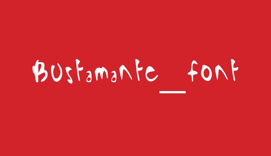 Bustamante_font font big